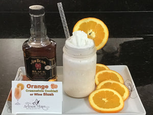 Orange Creamsicle Cocktail or wine slush